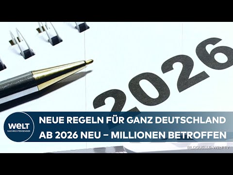 DEUTSCHLAND: Rente, Arbeit, Bürgergeld - Neue Gesetze, neue Kosten! Das ändert sich 2026!