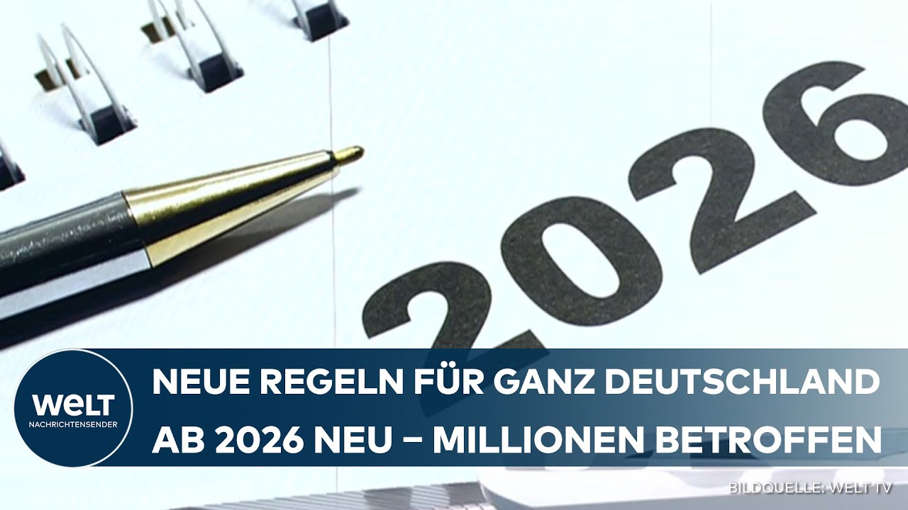DEUTSCHLAND: Rente, Arbeit, Bürgergeld - Neue Gesetze, neue Kosten! Das ändert sich 2026!