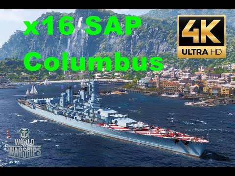 Join World of warships! - [#167] - Columbus received 4 millions potential damage in minutes