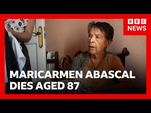 Spanish pensioner whose eviction sparked nationwide protests dies aged 87 | BBC News