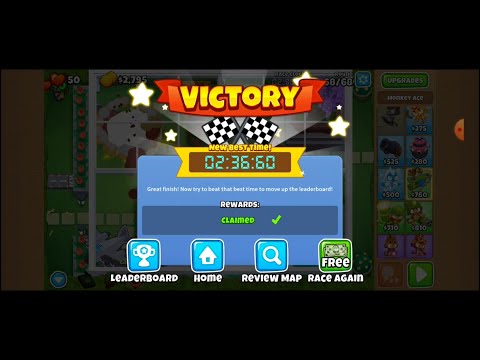 BTD6 Race Closing Time on Mobile 2:36.60