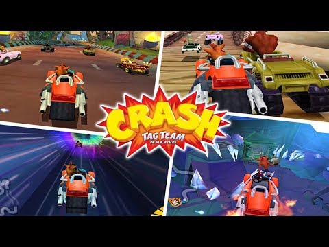 Crash Tag Team Racing - All Tracks | Road To Crash Team Racing Nitro-Fueled