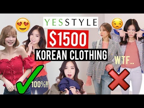 戰利品開箱！在 YesStyle 狂買 1500 美金的韓國服飾！💰 | 真的值得嗎？🤩 (Try-On Haul: $1500 OF KOREAN CLOTHES ON YESSTYLE! | Was it worth it?)