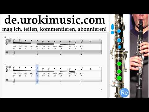 Klarinette Lernen Drake - God’s Plan Tabulatur um-i995