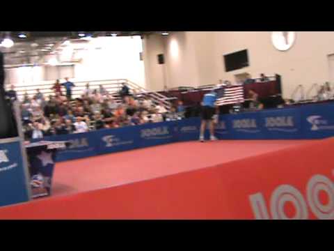 Filip Szymanski vs. Wang Zhen, US Open Table Tennis Men's Semifinal, 2012 07/04 17:25:07a