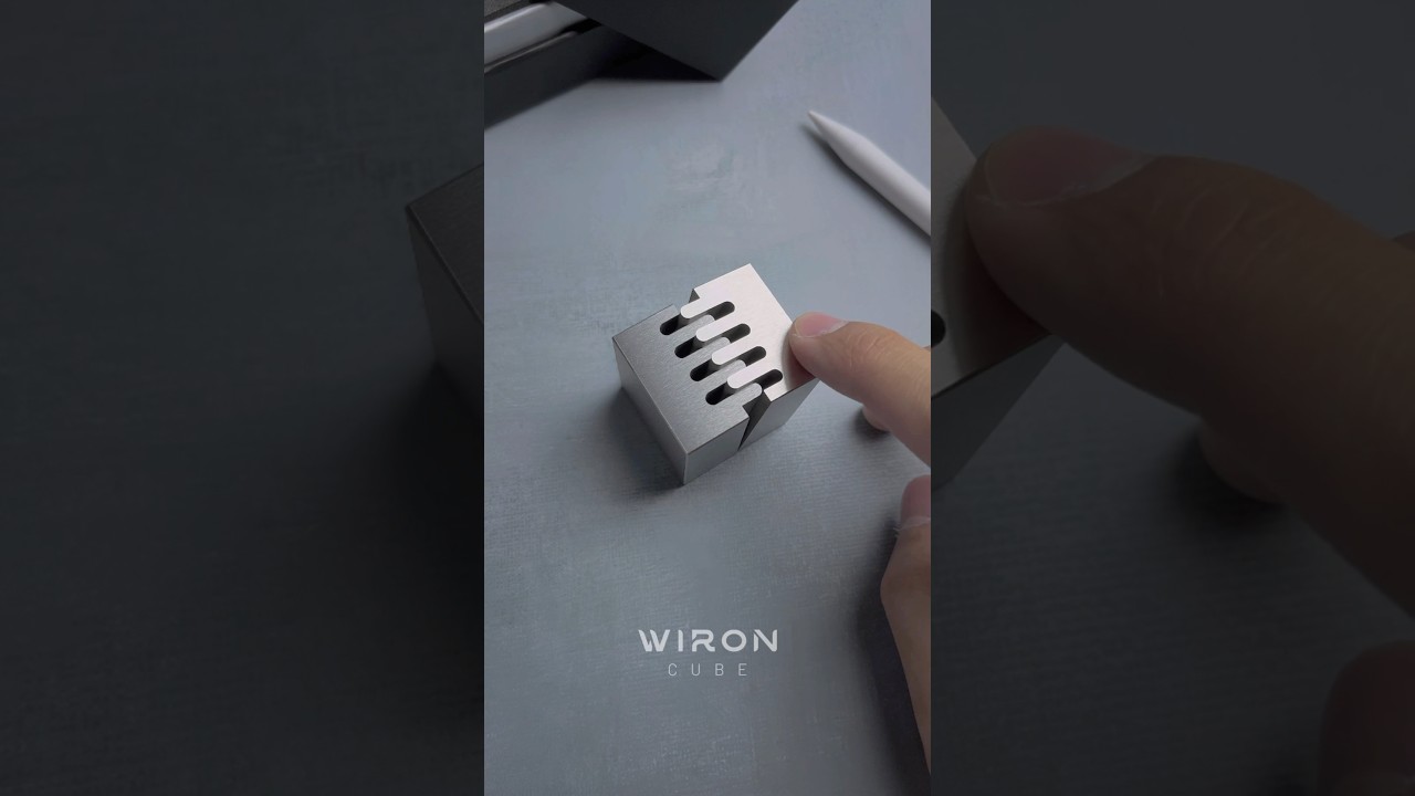 Wiron Cube - Wire EDM Zigzag Puzzle Cube
