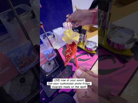 📸✨ LIVE now at your event!Get your customised photo fridge magnets made on the spot! #surprisebox