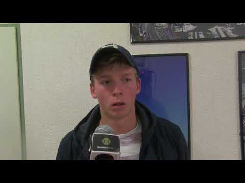 Antonín Bolardt po vítězství v 1. kole kvalifikace MILOVICE INDOOR OPEN