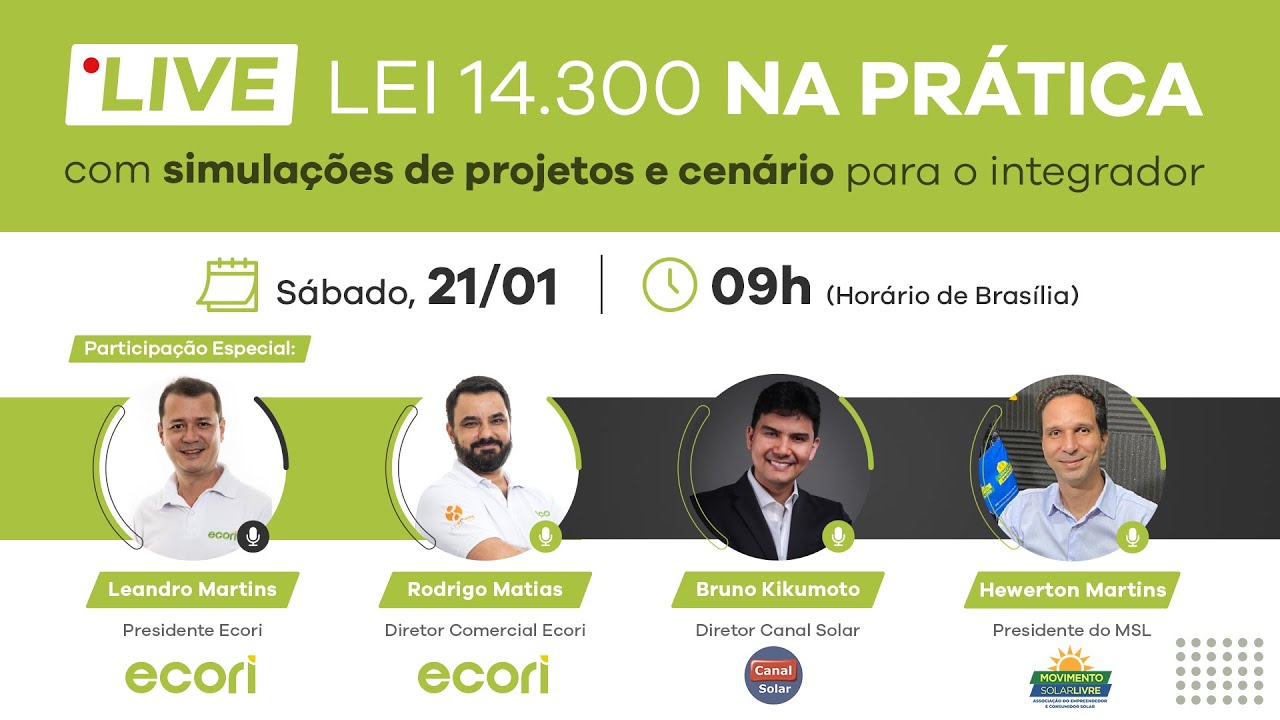 LEI 14.300 NA PRÁTICA com simulações de projetos e cenário para o integrador