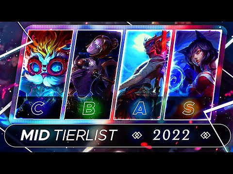 SEASON 12 MID LANE TIER LIST | SOLO QUEUE | PATCH 12.8