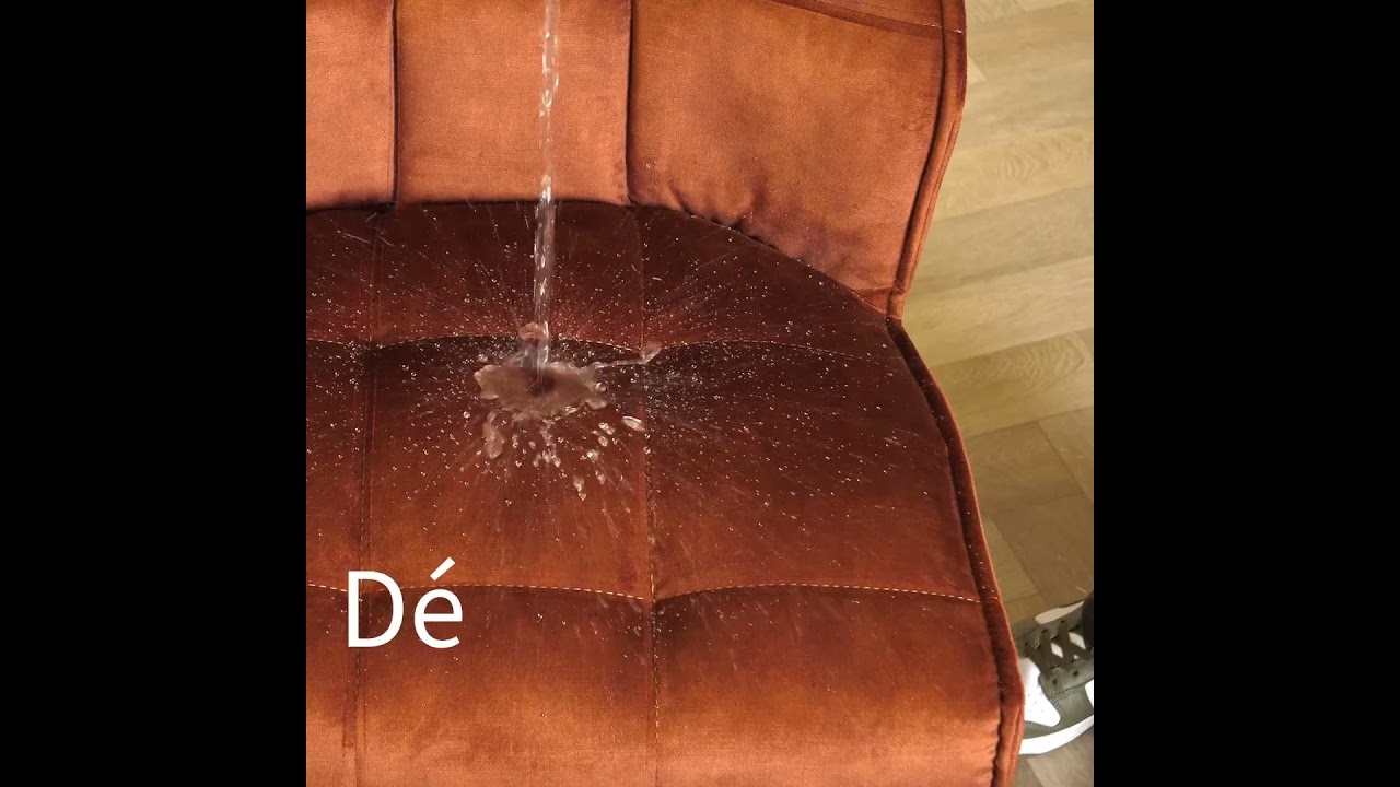 Chaise de salle à manger en velours Janna vert foncé