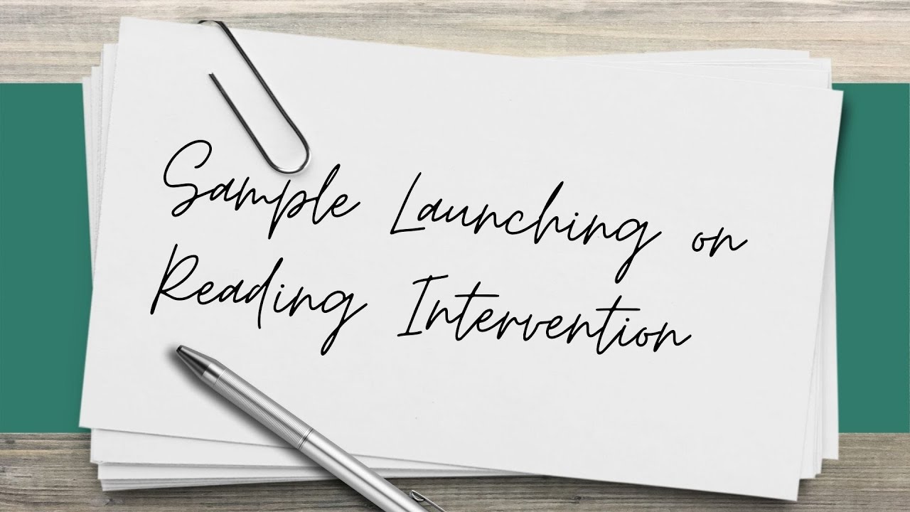 Reading Intervention Program and School Project Innovation