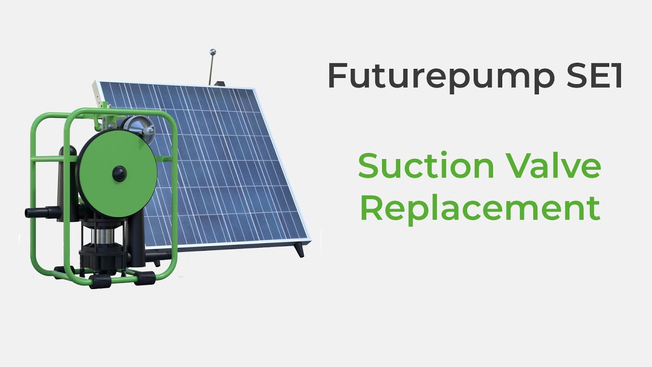 Futurepump SE1: Suction valve replacement