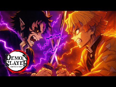 Demon Slayer Infinity Castle Arc Movie Trailer: Zenitsu vs Kaigaku (FULL MOVIE - FAN ANIMATION)