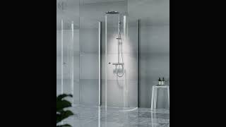 Spirit U Duschhörna mitt på vägg