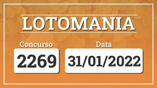 Capa de LOTOMANIA 2269