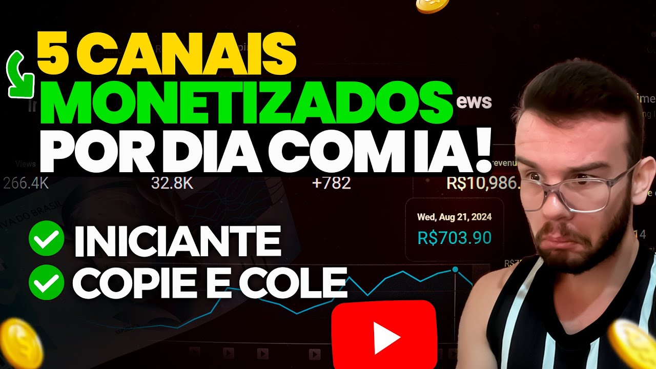 NOVA IA SECRETA DESCOBERTA! AGORA FICOU FÁCIL MONETIZE SEU CANAL DARK NO YOUTUBE EM TEMPO RECORDE!
