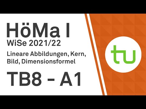 Lineare Abbildungen - TU Dortmund, Höhere Mathematik I (BCI/BW/MLW)