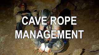 Washing, Measuring and Labeling Static Caving Ropes