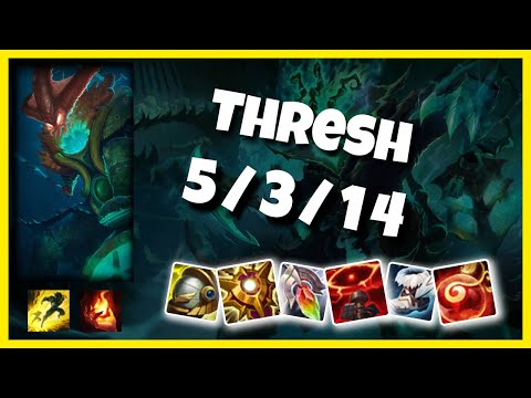 Thresh vs Rakan EU Challenger SUPPORT (5/3/14) Gameplay Replay - Patch 10.23