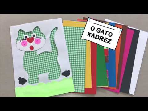 RECURSO PARA CONTAR HISTÓRIA - O GATO XADREZ ♡