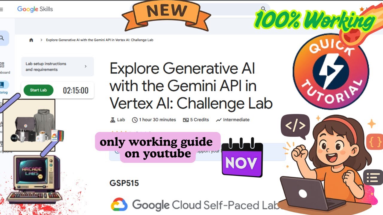 Explore Generative AI with the Gemini API in Vertex AI: Challenge Lab | NOV #GSP515 #qwiklabs