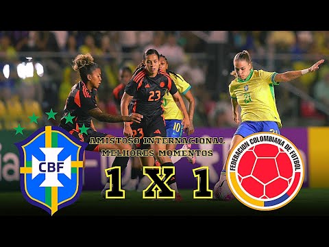 Gols e lances de Brasil x Colômbia