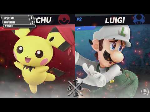 Reverse Aerial Rush 5/23/19 - OeS| Rfang(Pichu) VS Confuzzler(Luigi)- W. Round 4