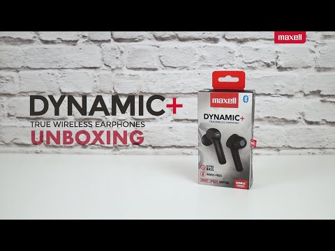 Maxell DYNAMIC+ TWS unboxing