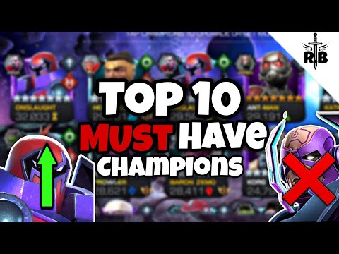 Top 10 Must Have Champions in Marvel Contest Of Champions