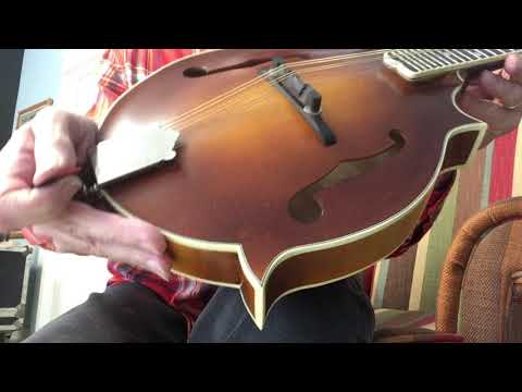 Arnold Cross F style mandolin vintage sunburst image 8