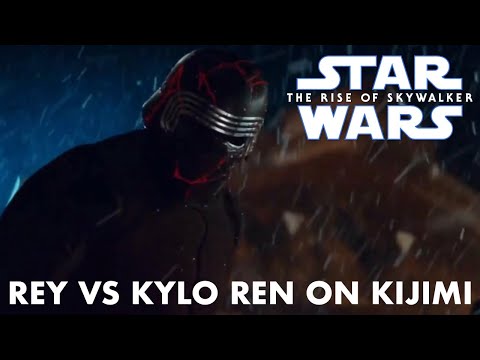 Star Wars The Rise of Skywalker Rey vs Kylo Ren on Kijimi