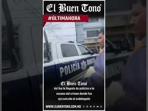 ⚠️ Así fue la llegada de policías a la escena del crimen donde fue ejɛcutαdo exdelegado de Tránsito