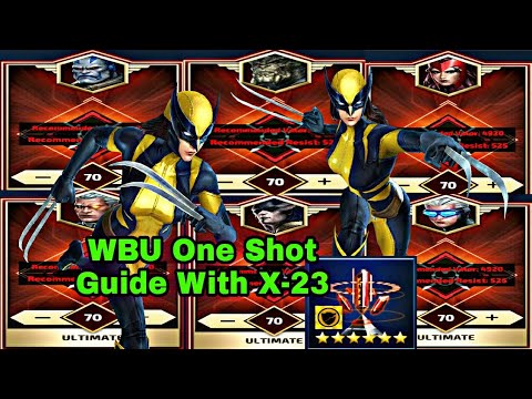 X23 Wbu One Shot Guide With Normal Obelisk - Marvel Future Fight