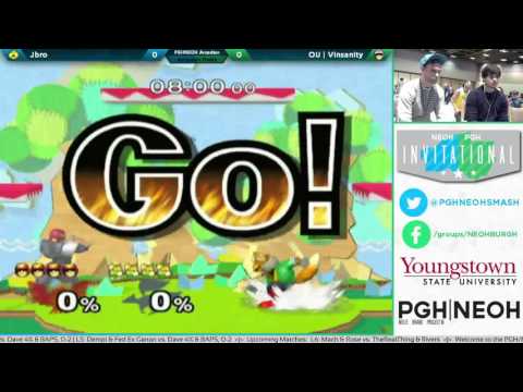 Arcadian | Jbro (Sheik, Fox) vs. Vinsanity (Falcon) | Pools