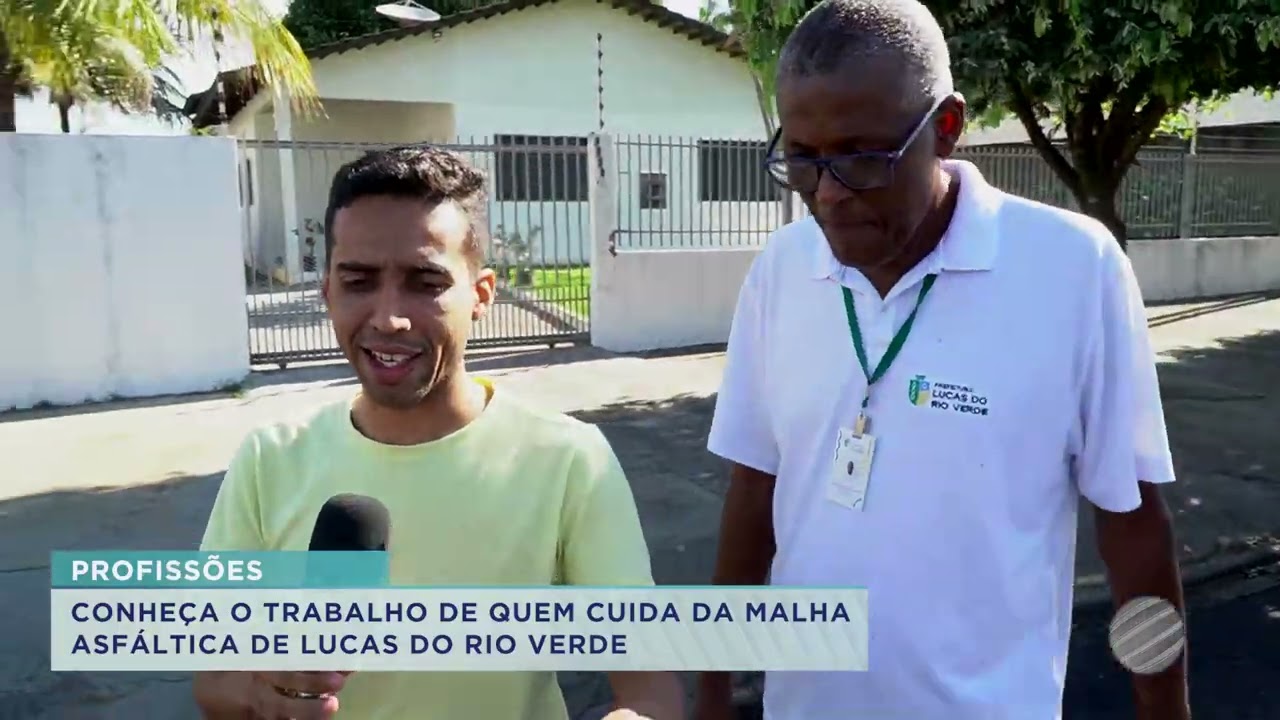 HOJE VAMOS DESTACAR O TRABALHO DA EQUIPE QUE CUIDA DA MALHA ASFÁLTICA DE LUCAS DO RIO VERDE