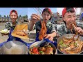 Fisherman Dagang Eats Lobster Octopus Squid Scallops Prawns Conch And Sea Bass Today Mukbang