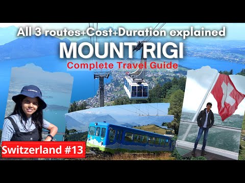 🇨🇭 Lucerne to Mount Rigi complete Travel Guide | Lake Lucerne boat tour #mtrigi #mountrigi #Rigi