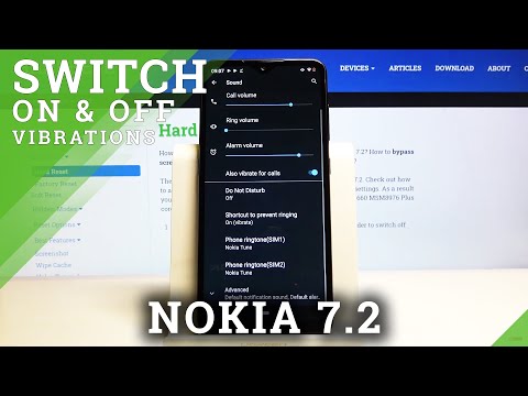 How to Enter Vibration Settings in NOKIA 7.2 - Set Vibration Configuration