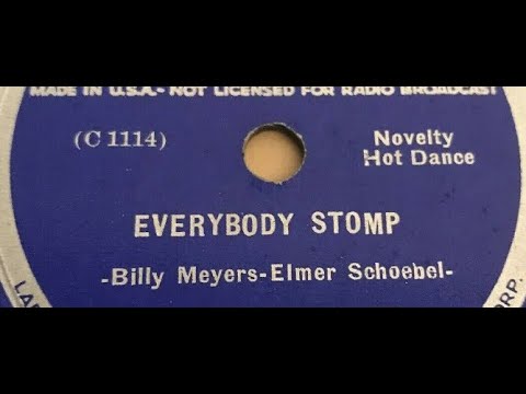 "Everybody Stomp" hot jazz music from Roaring '20s flappers (1925) Tennessee Tooters Elmer Schoebel