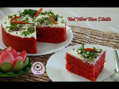 Red Velvet Rava Dhokla | Rava Dhokla | Instant Suji Dhokla - By Food Connection Video