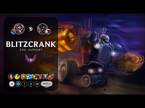 Blitzcrank Support vs Alistar - KR Master Patch 13.9