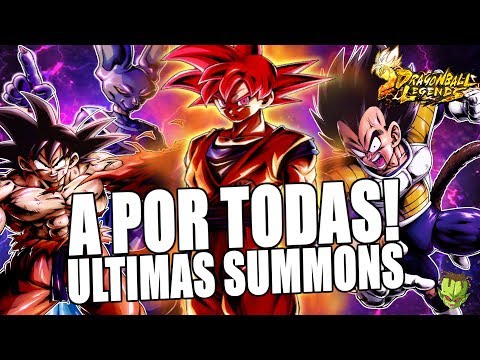 A POR TODO!! STEP UP BANNER SUMMONS | Dragon Ball Legends en Español Video