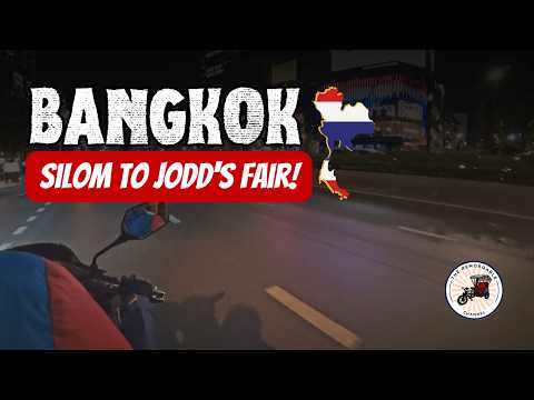 Night Ride Through Bangkok 🇹🇭: Embassies, Skyline &amp; Hidden Gems