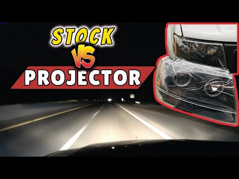 Jeep WJ Headlight Stock vs Projector Worth It? | Grand Cherokee