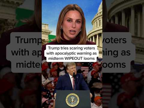 Trump tries scaring voters with apocalyptic warning as midterm WIPEOUT looms