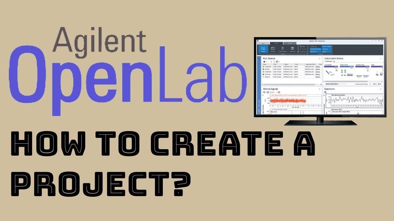 How to create a Project in Agilent OpenLab CDS