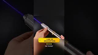 60W Blue Laser Pointer: Burns & Reaches 20KM #shorts