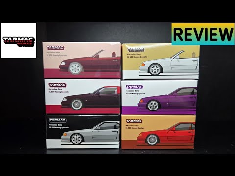 Feature Image thumbnail for the video blog Let's Check Out All 6 Tarmac Works Mercedes Benz SL 500 Koenig Specials! by  booster_diecast