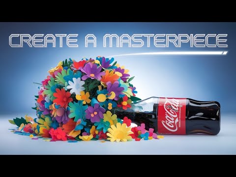 Making a bouquet using a plastic Coca-Cola bottle and paper flowers 🌺2025